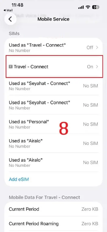 iPhone eSIM installation step 8